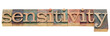 sensitivity word