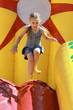 Photo: Jumps on inflatable attractions Jumps on inflatable attractions
