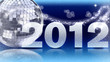Diskokugel 2012 - Blau