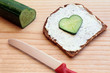 Gurke in Herzform