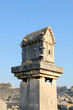 rock-cut tombs of the ancient city of Turkey Patara