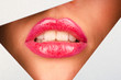 Beautiful female lips