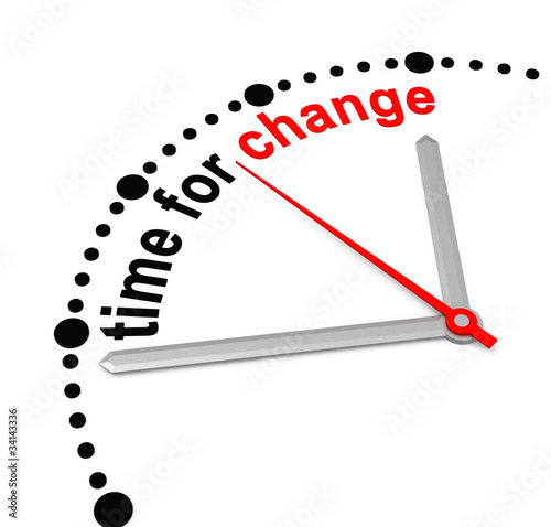 Illustration: time for change time for change