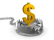3d Gold Dollar bear trap