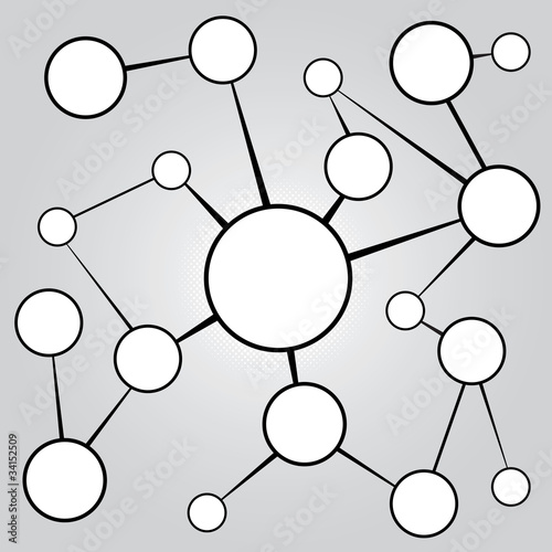 Vector: Social Media Networking Chart Social Media Networking Chart