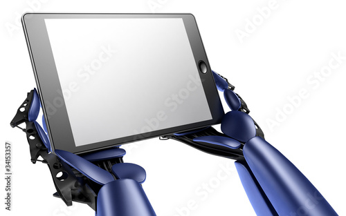 Illustration: Android tablet pc Android tablet pc
