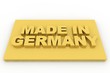 Plakette Qualitätsprodukte Gold