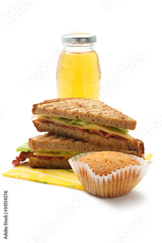 Photo: Breakfast with bacon and cheese Breakfast with bacon and cheese