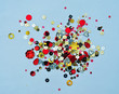 colored sequins