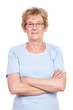 freundliche seniorin