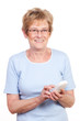 seniorin am telefon
