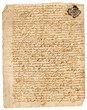 papier parchemin manuscrit