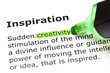 'Creativity' highlighted, under 'Inspiration'