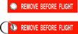 Remove before flight