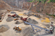 Stone quarry work