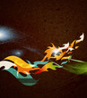 vintage abstract motion background