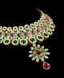 Close up of diamond necklace Close up of diamond necklace