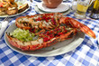 Grilled lobster