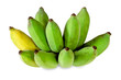 Bunch of bananas isolated on white background