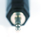 Audio plug close up photo with shallow dof