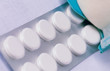 Pills, retro style toned photo