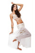 young pretty woman belly dancer