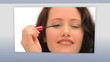 Montage of women putting make up