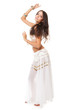 beautiful woman in the belly dance