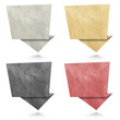 talk origami tag recycled paper craft talk origami tag recycled paper craft