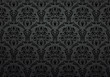 Vektor: Stoff Tapete Ornament black Stoff Tapete Ornament black