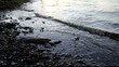 Rocky beach and waves Full HD