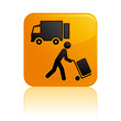 Vector: Icône chargement / déchargement camion Icône chargement / déchargement camion