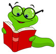 Vector: Book worm Book worm