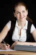 portrait of businesswoman at office