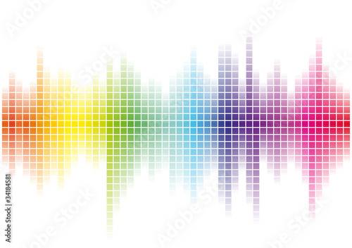 Vettoriale: Abstract Rainbow - Wave Background (II) Abstract Rainbow - Wave Background (II)