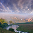 Photo: Old churches on the cliff by the river Old churches on the cliff by the river