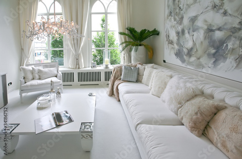 Photo: white interior white interior
