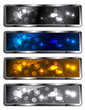 Modern metal sparkling festive backgrounds - frames