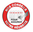 Label "nos conseils pour assurer votre réussite"