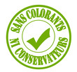 Tampon sans colorants ni conservateurs
