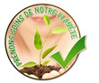 Label avec slogan : prenons soins de notre planète