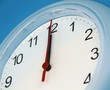 Ziffernblatt einer Uhr