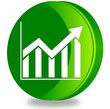 Histogram glossy icon