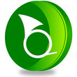 Trumpet glossy icon