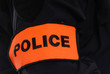 brassard police uniforme policeman