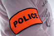 brassard police uniforme policeman
