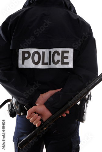 Photo: policier tonfa arme sécurité policier tonfa arme sécurité