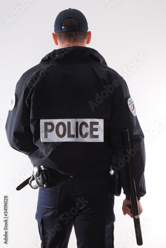 Photo: policier tonfa arme sécurité policier tonfa arme sécurité