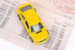 Toy car and account Toy car and account