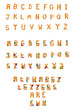 Alphabet Set Fuzzy Wuzzy A to Z